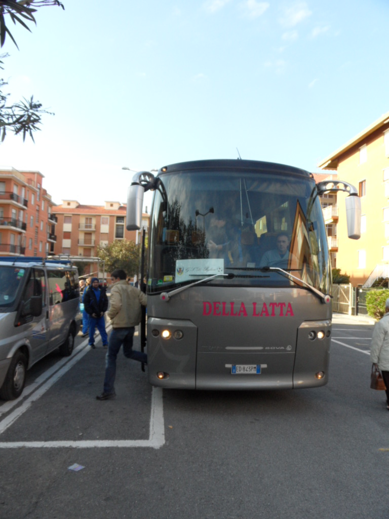 arrivo col pullman