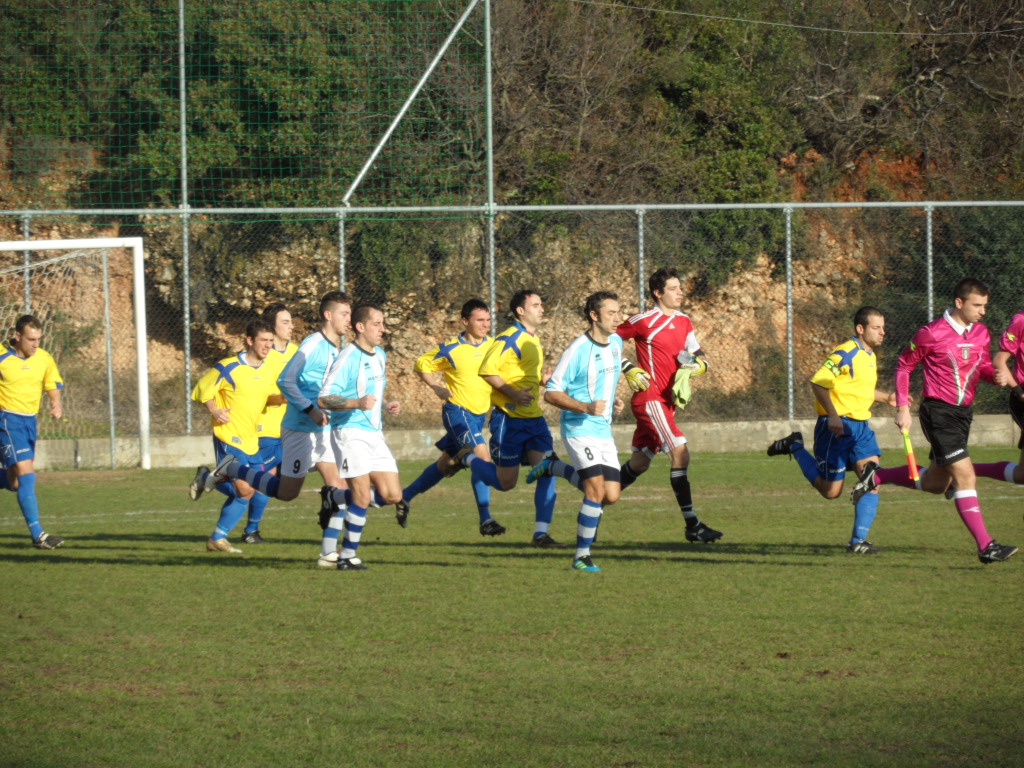 verso il centro del campo